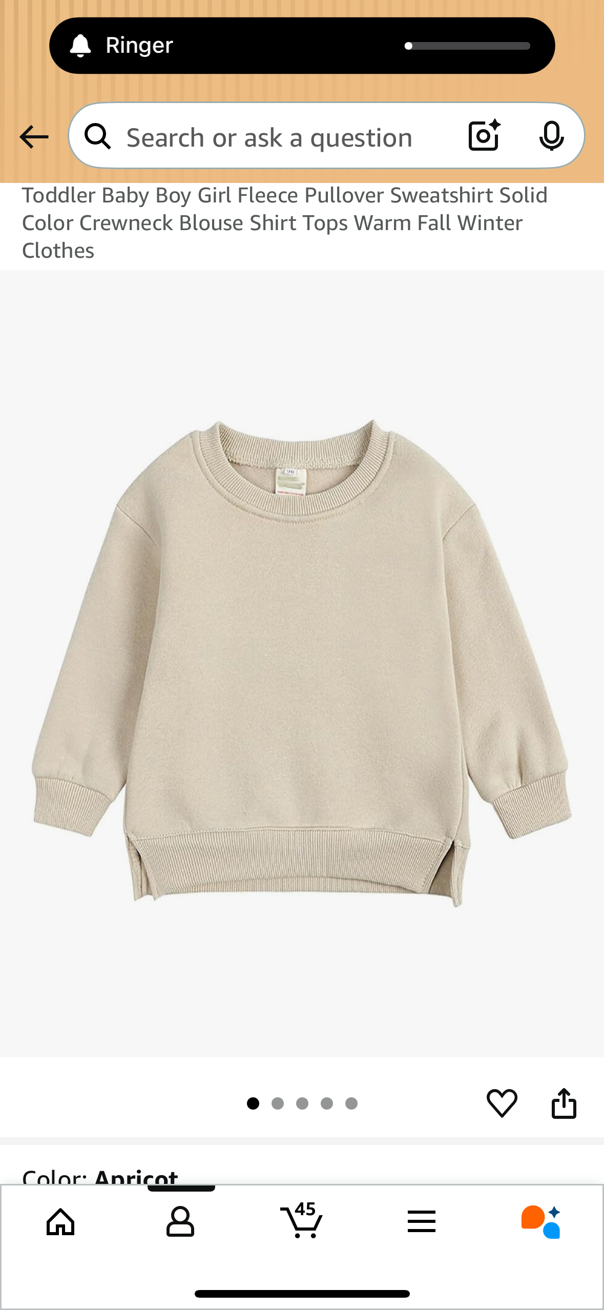 Jaba’ toddler Sweatshirt