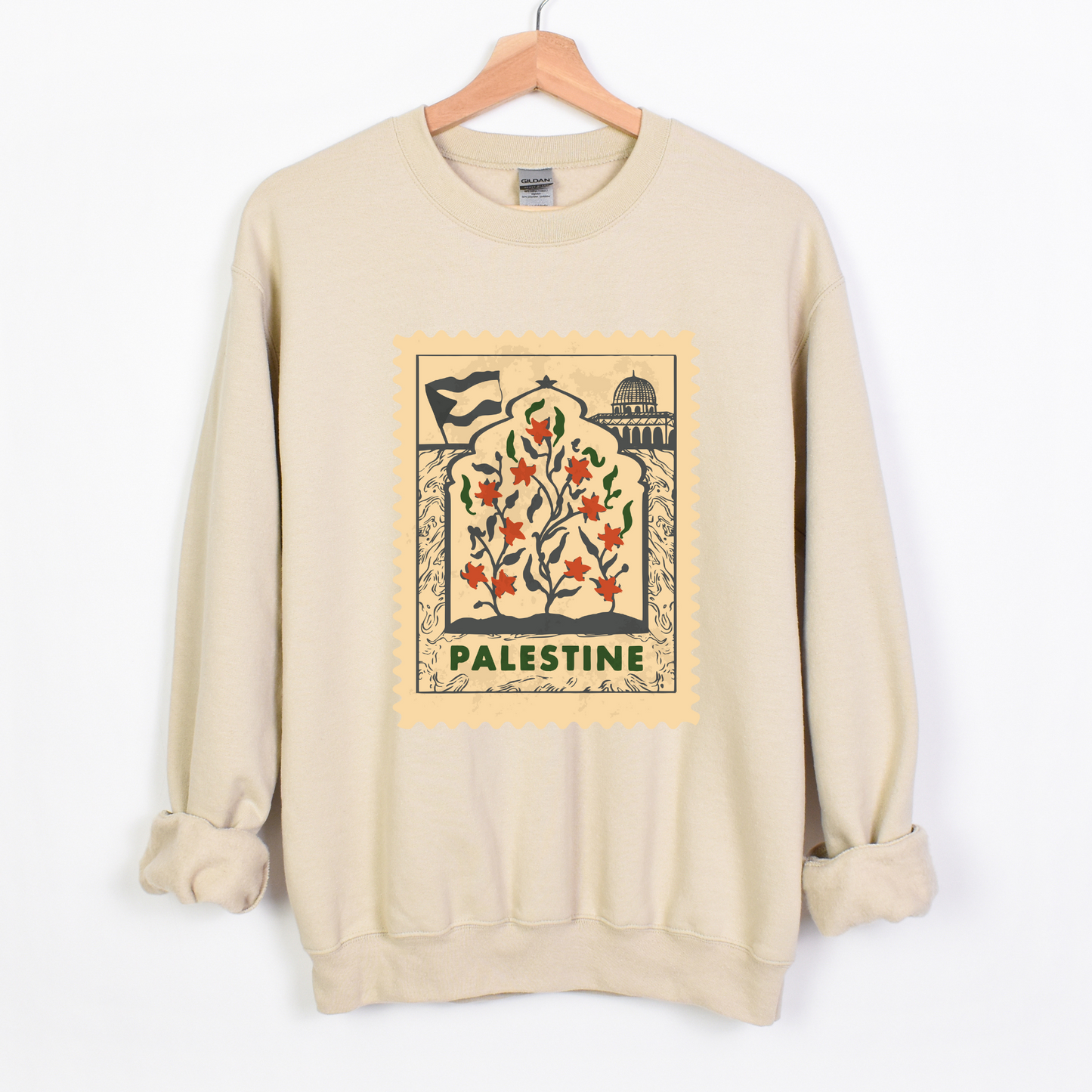 Vintage Palestine Stamp - adult