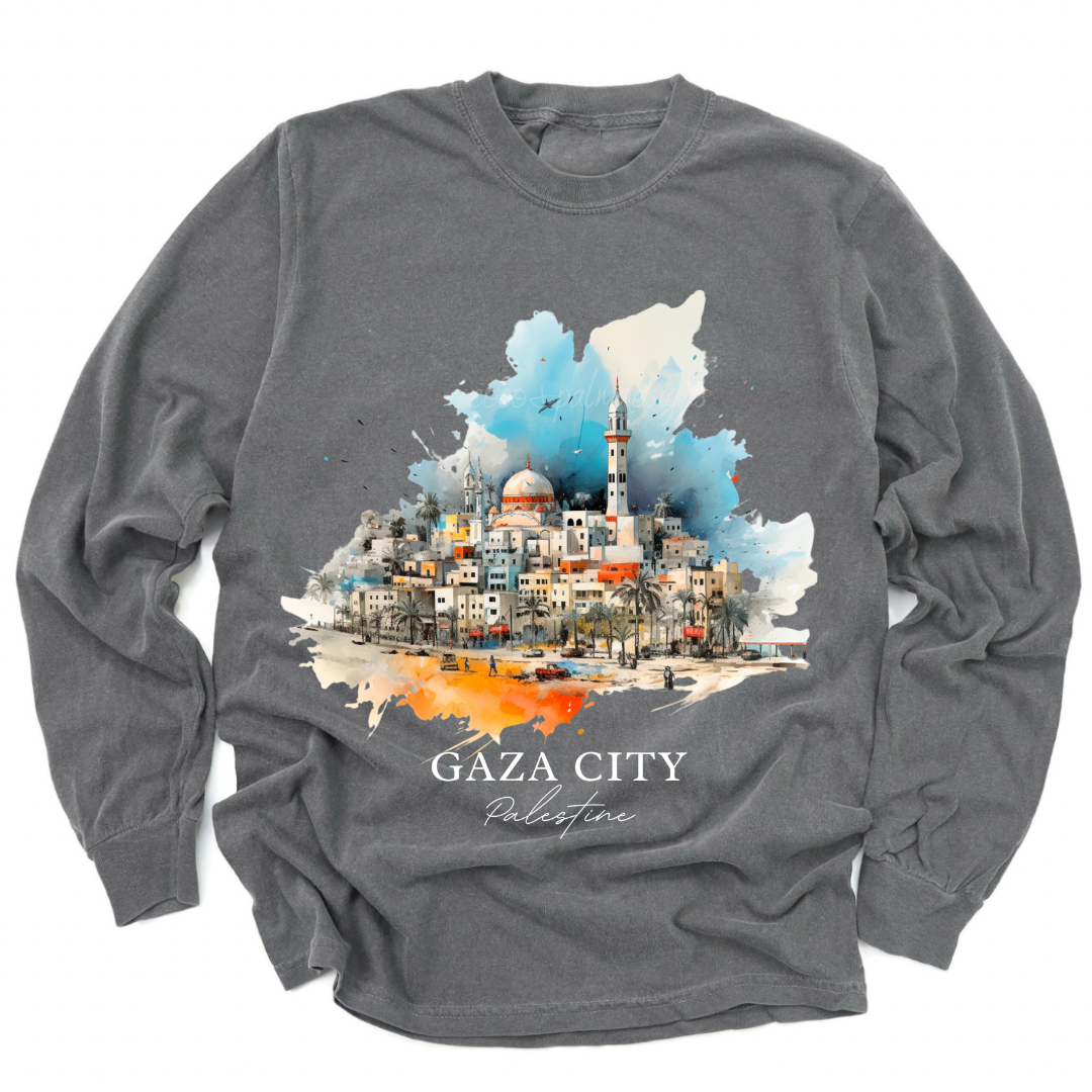 Gaza City, Palestine - long-sleeve