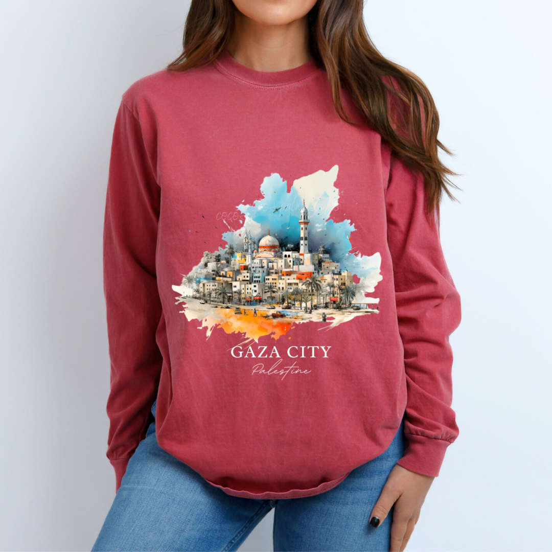 Gaza City, Palestine - long-sleeve