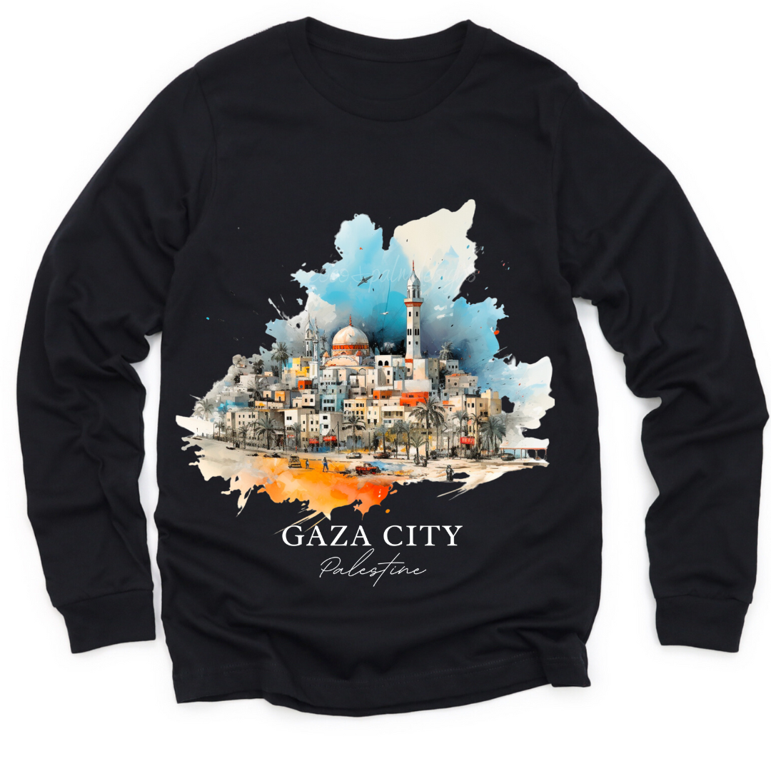 Gaza City, Palestine - long-sleeve